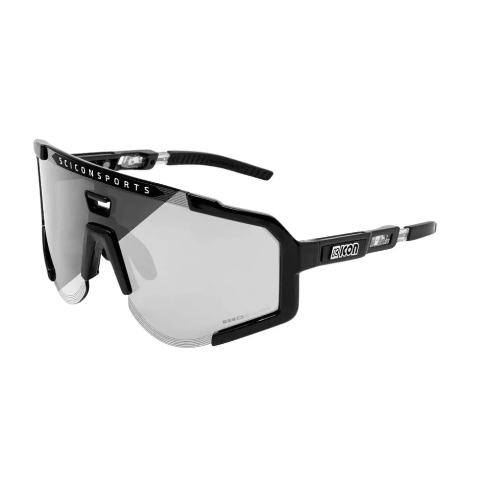 Aeroscope Photochromic Silver Black Sunglasses