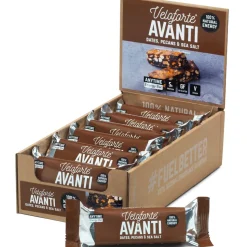 Avanti Natural Energy Bar with Sea Salt Box of 12 x 62g Bars