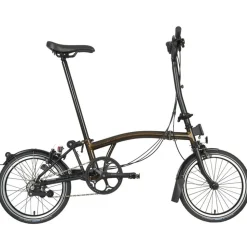 C Line 6 Speed Mid Bar Folding Bike With Lacquer Finish 2025