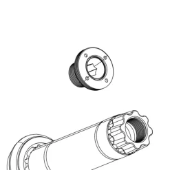 Self-Extracting M18/M30 DUB Steel Crank Arm Bolt Kit