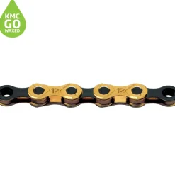 X12 Ti-N Gold/Black Waxed Chain 126L