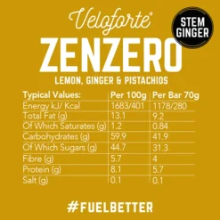 Zenzero Natural Energy Bar 70g