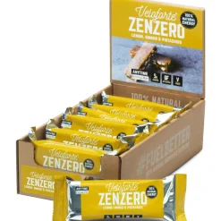 Zenzero Natural Energy Bar Box of 12 x 62g Bars